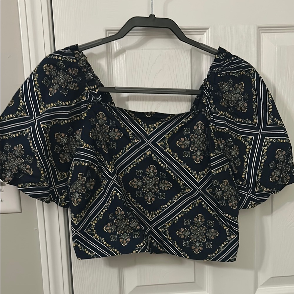 Loft Cropped Blouse
